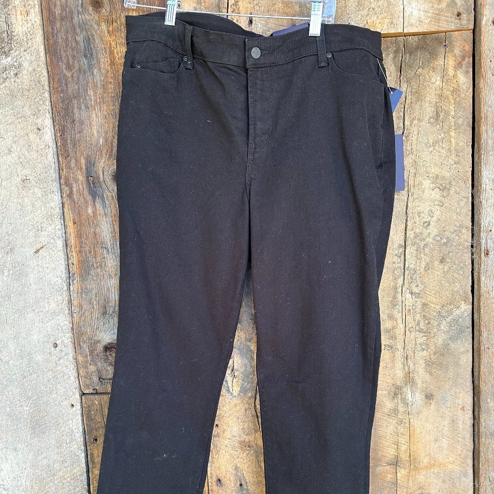 NYDJ black jeans, NWT
